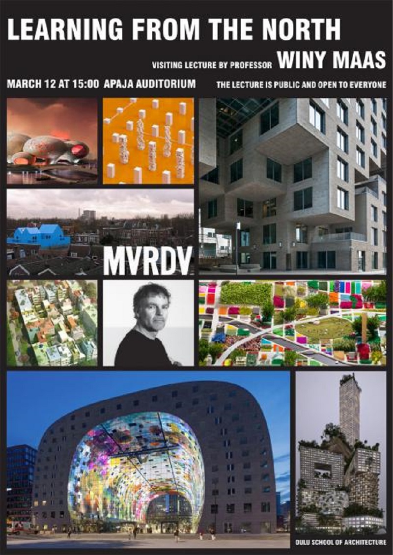 Winy Maas to lecture at the University of Oulu, Finland on March 12th