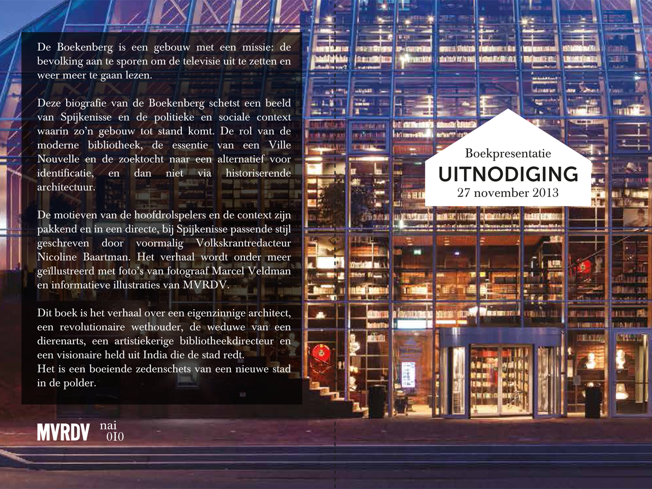 Book Launch: Book Mountain - Biography of a Building