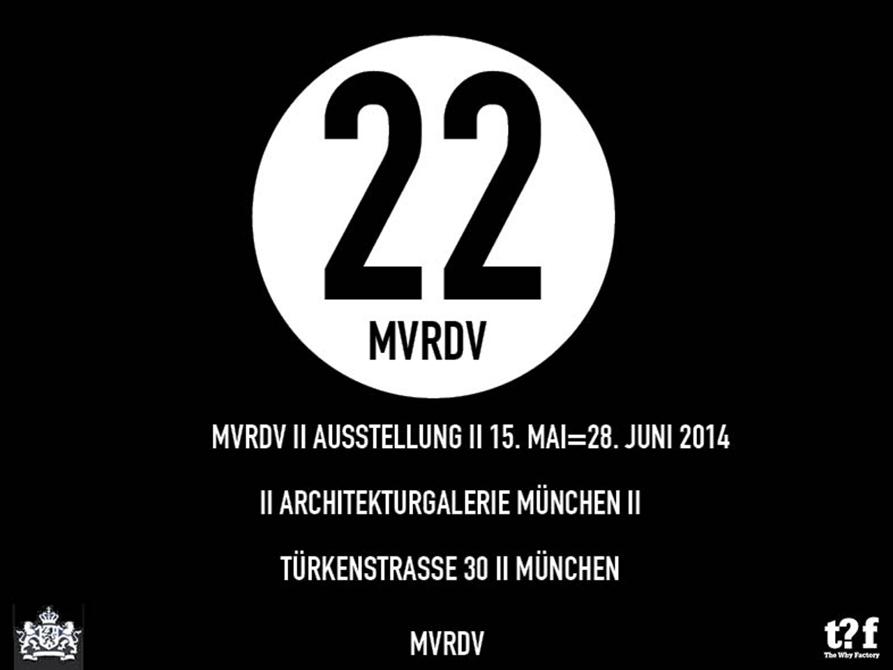 MVRDV Exhibition at the Architekturgalerie München