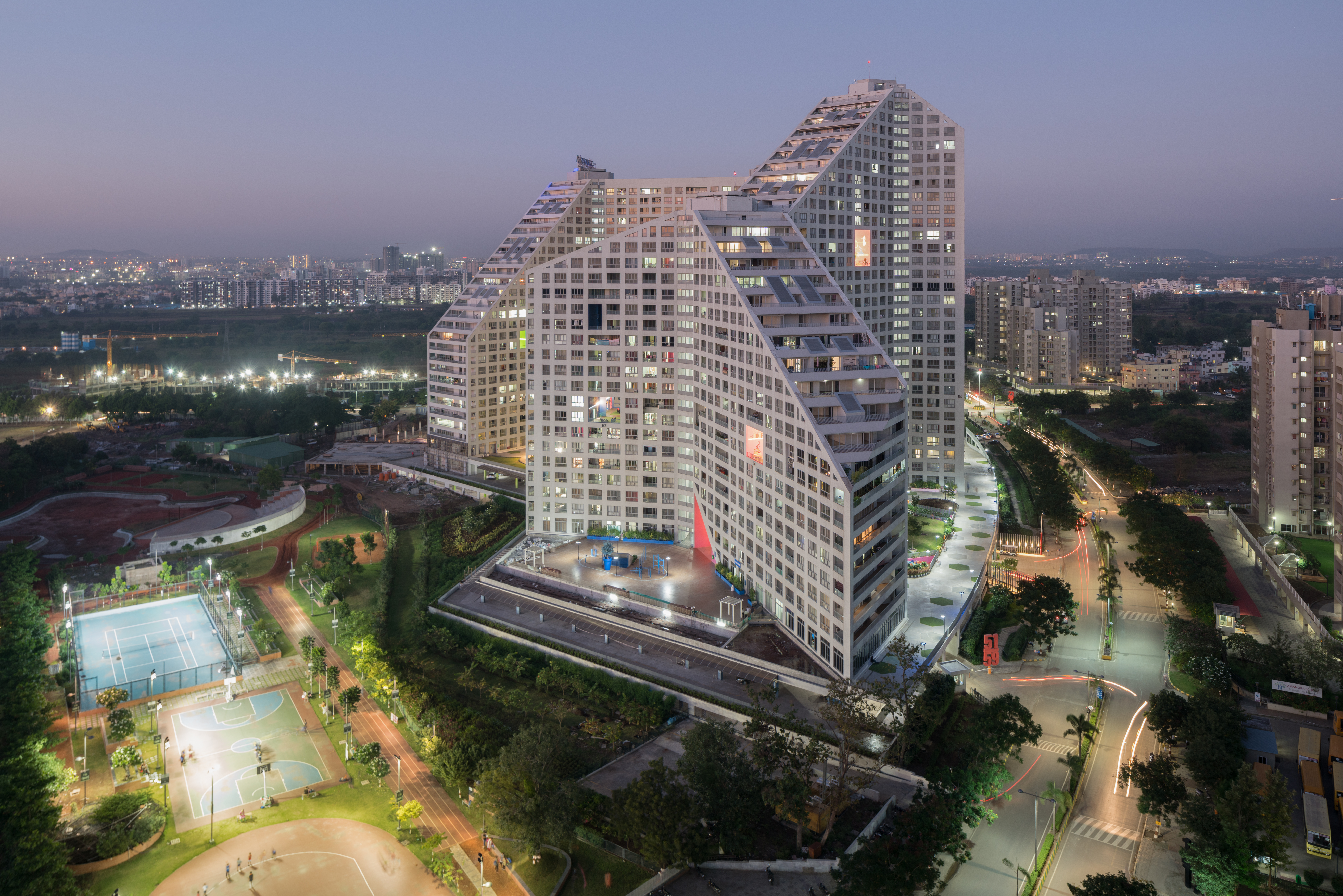 MVRDV’s Future Towers Adds Over 1,000 New Residential Units to Pune, India in a Single Building