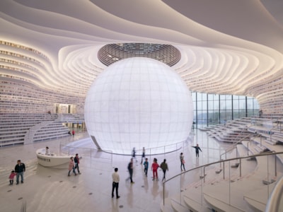 Tianjin Binhai Library Completes Construction
