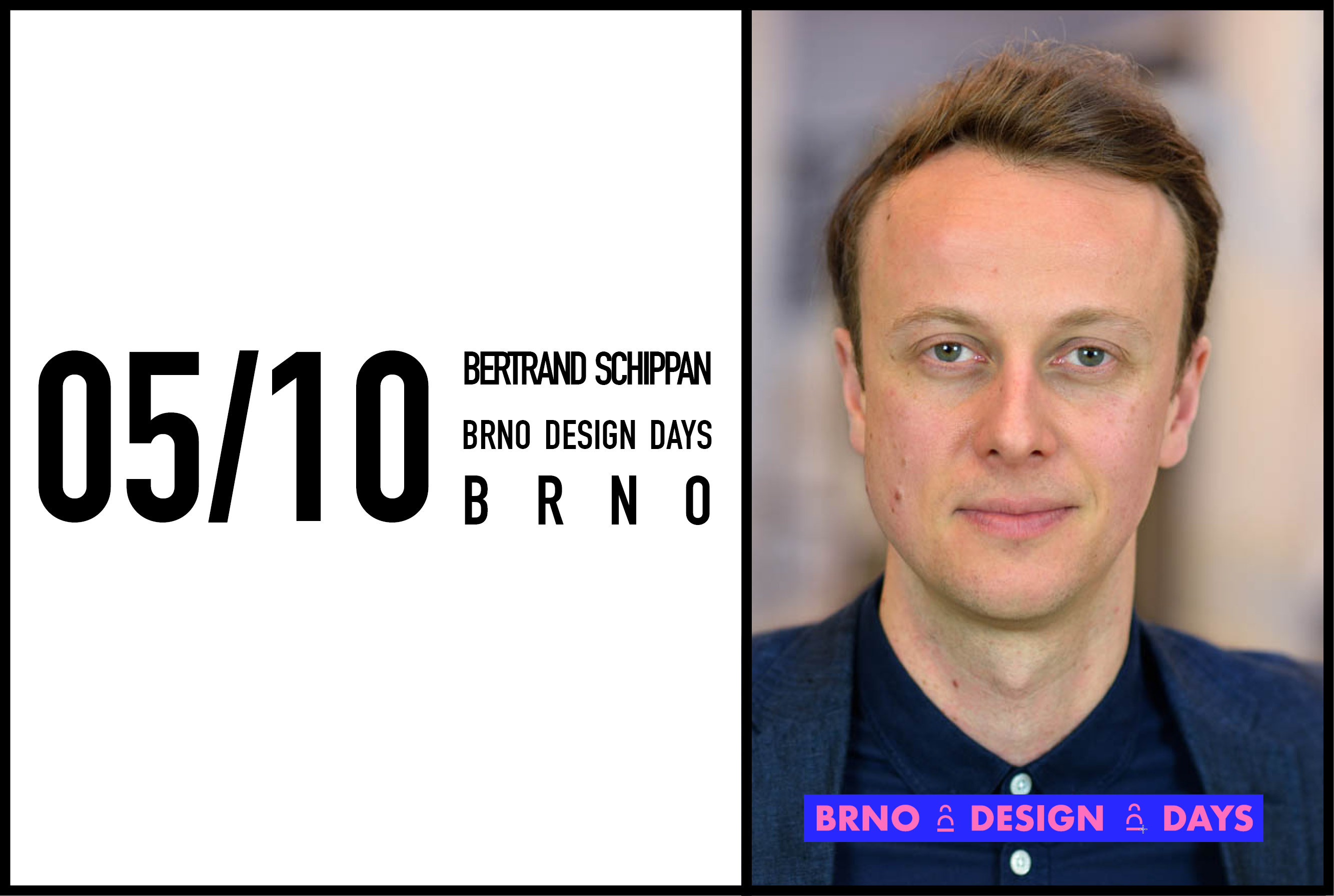 Bertrand Schippan to speak at Brno Design Days