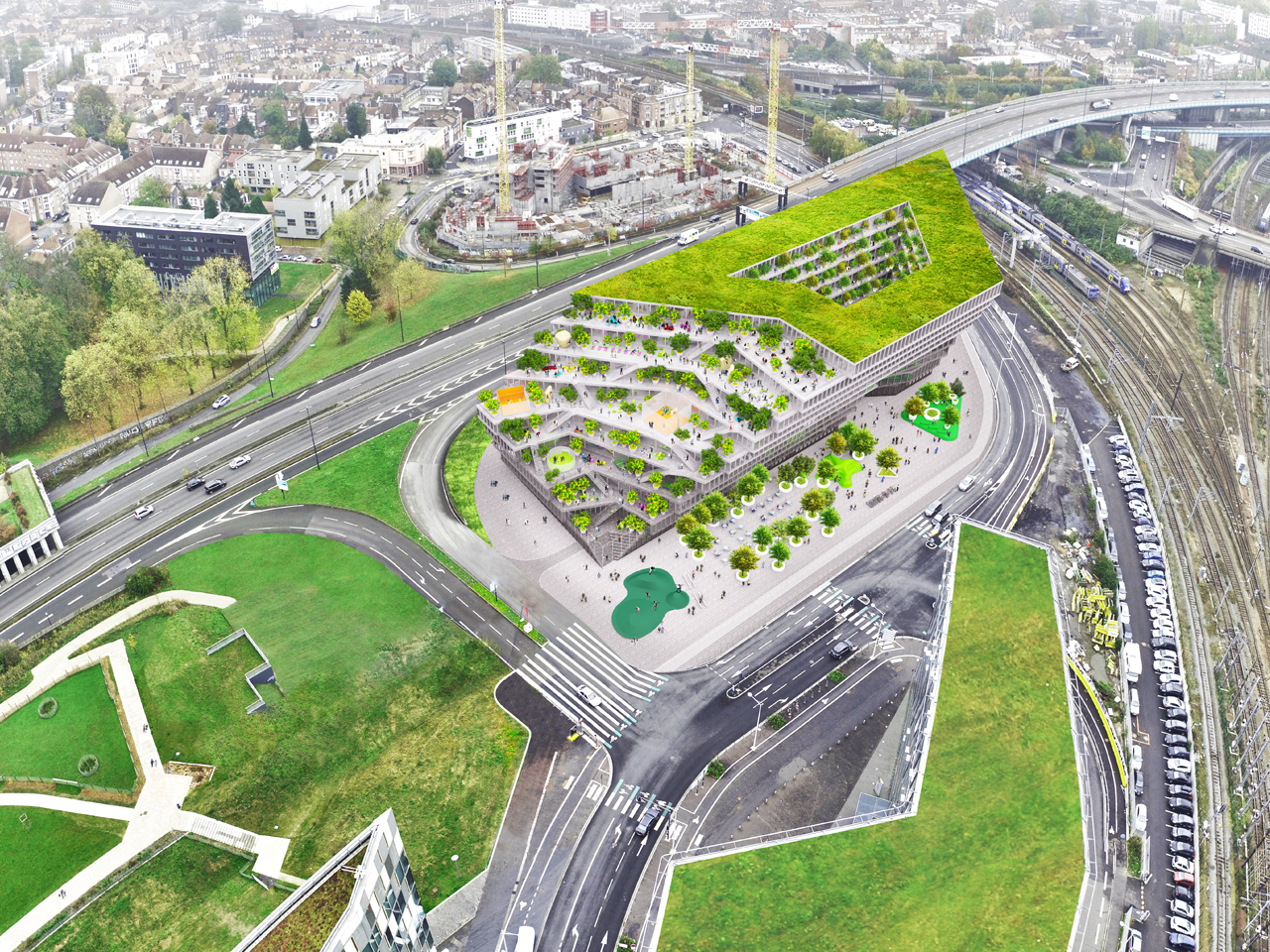 MVRDV - Les Terrasses d'Euralille