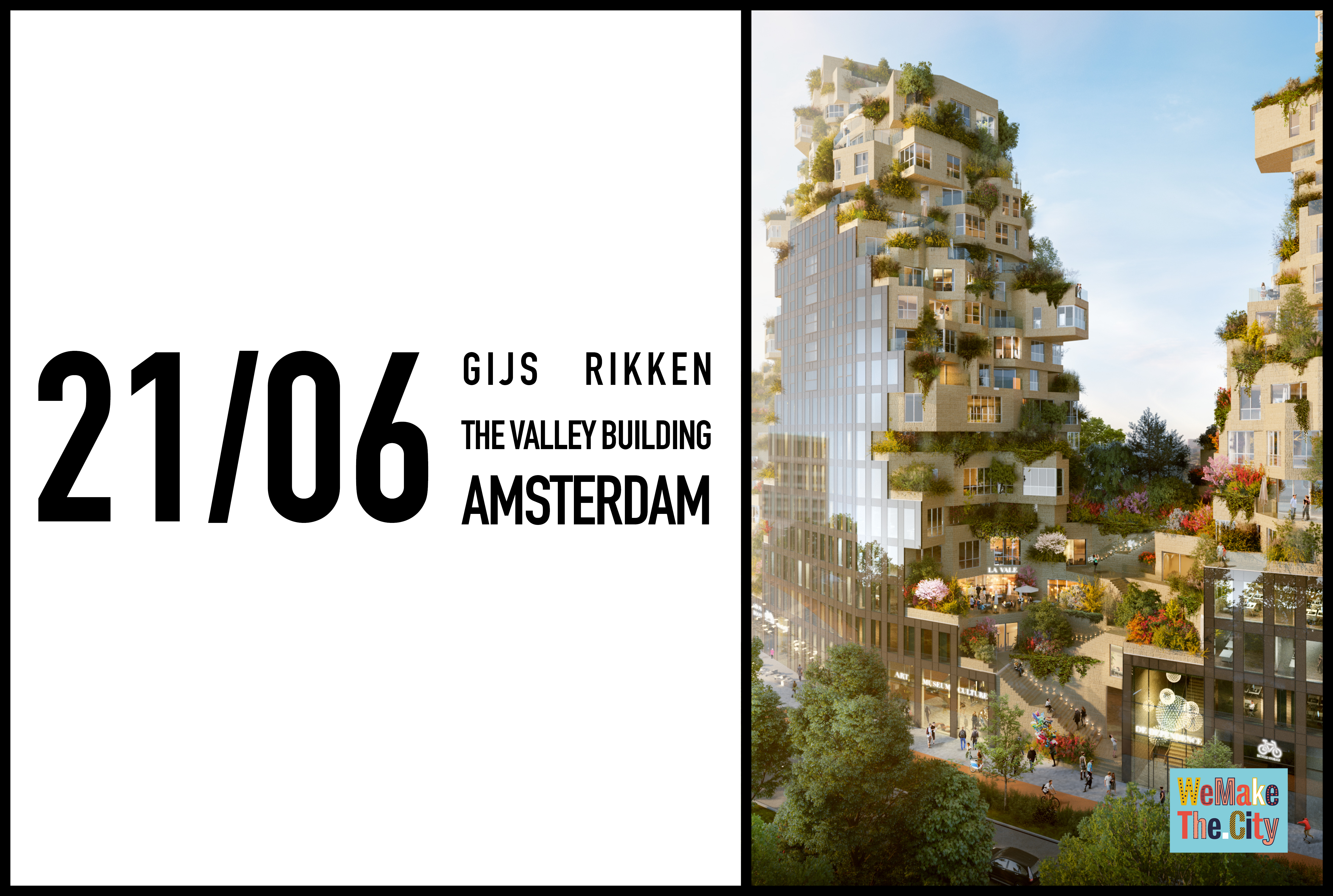 Gijs Rikken speaking at We Make The City
