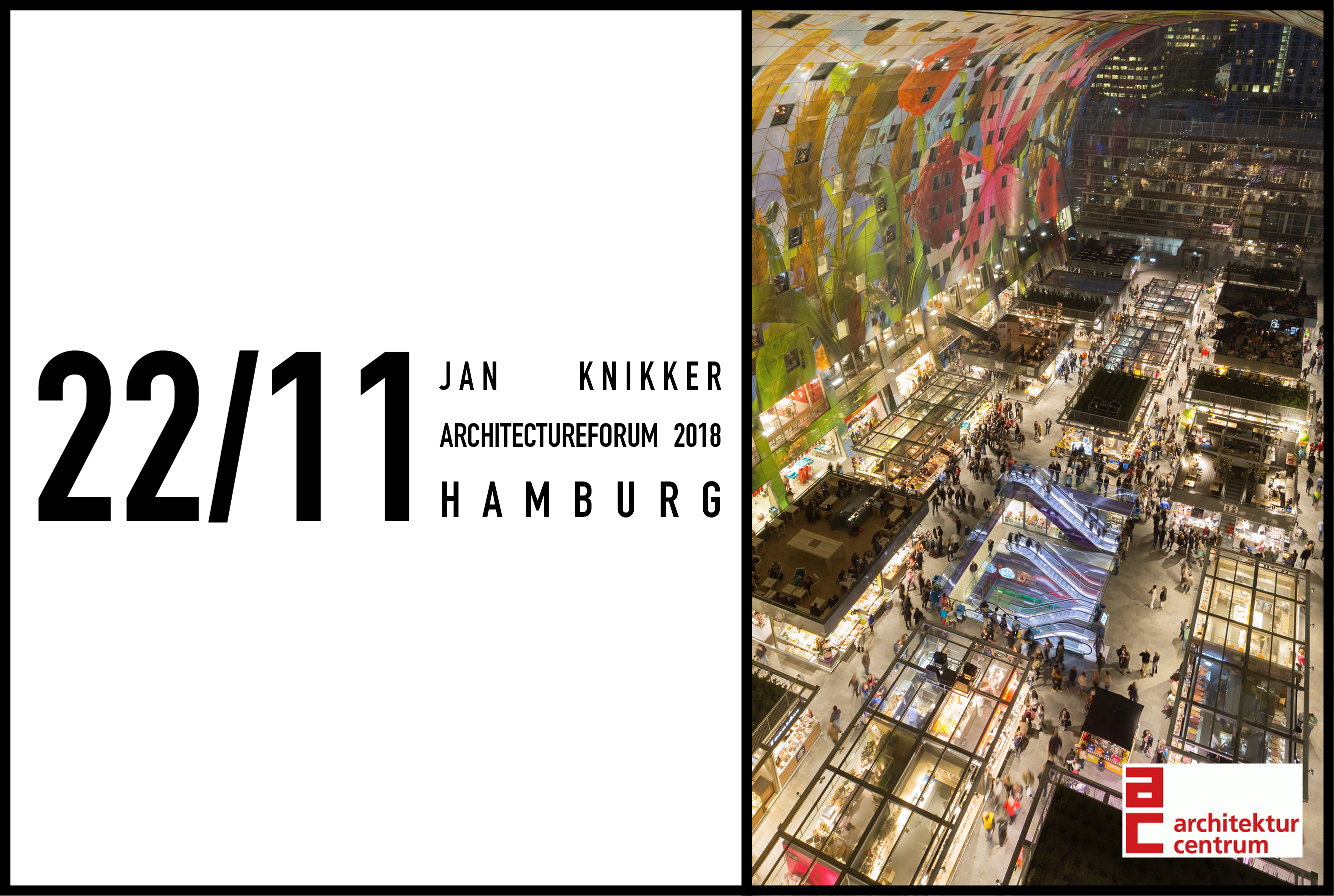 Jan Knikker lecturing at International ArchitectureForum 2018