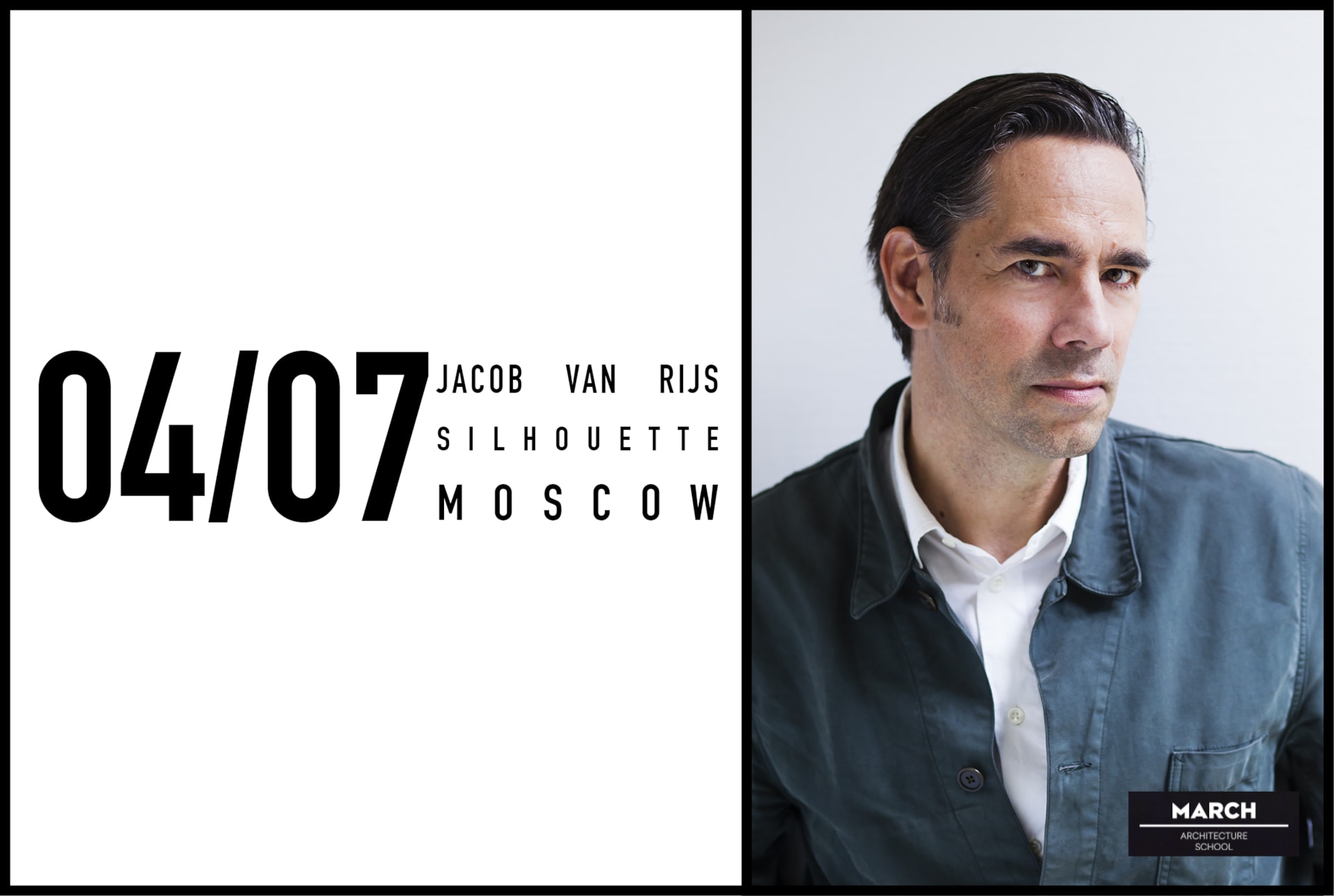 Jacob van Rijs lectures at MARCH School of Architecture