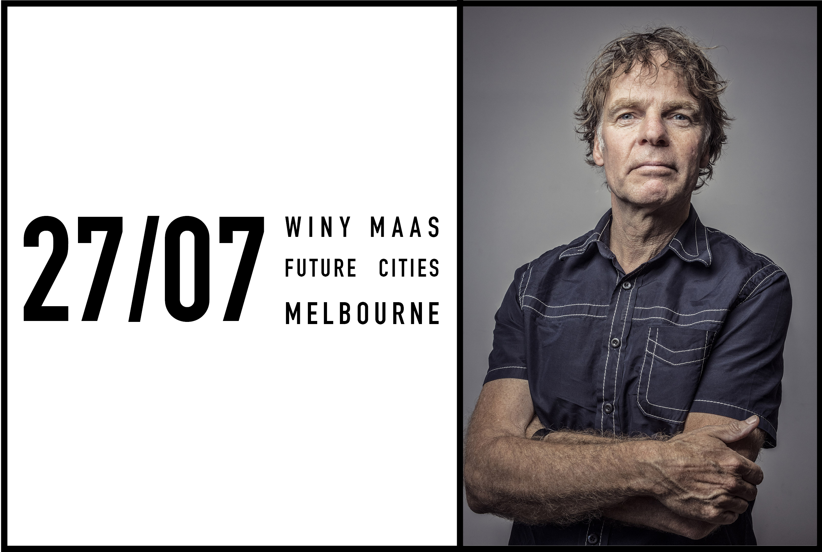Winy Maas speaking at Future Cities Symposium